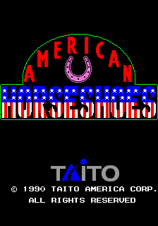 American Horseshoes (US) Title Screen